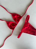 bikini fita vermelho