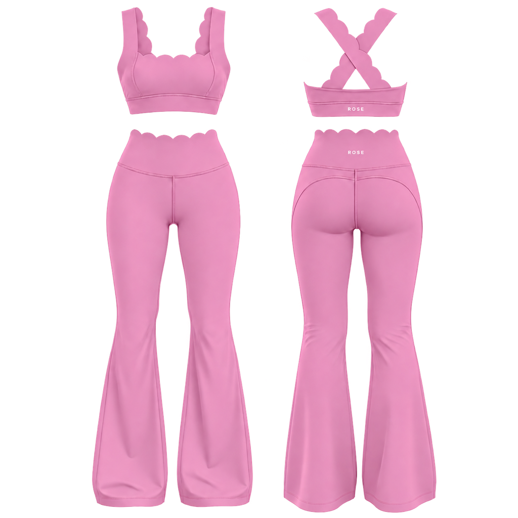 Crush High Waisted Flare Legging