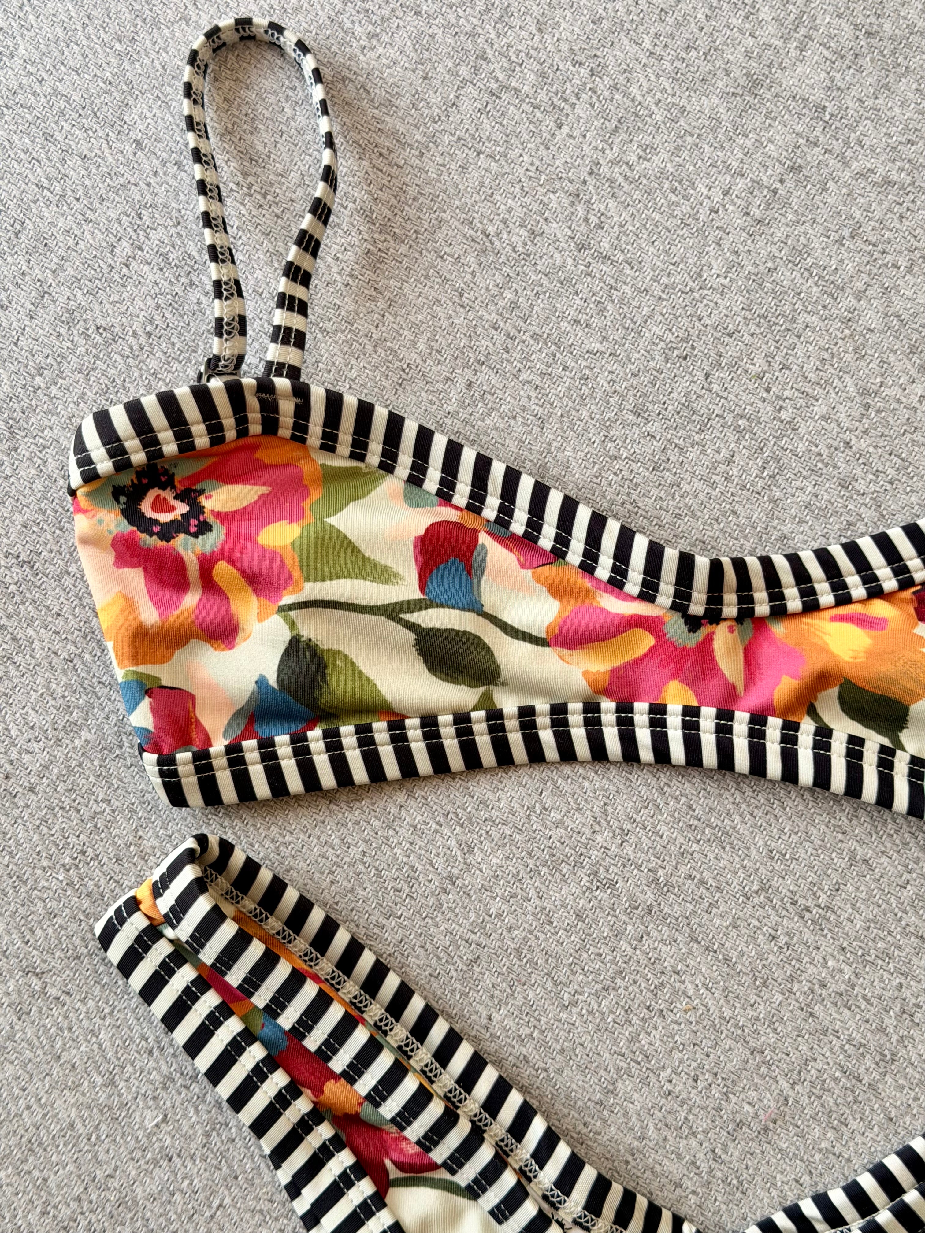 bikini top fiori