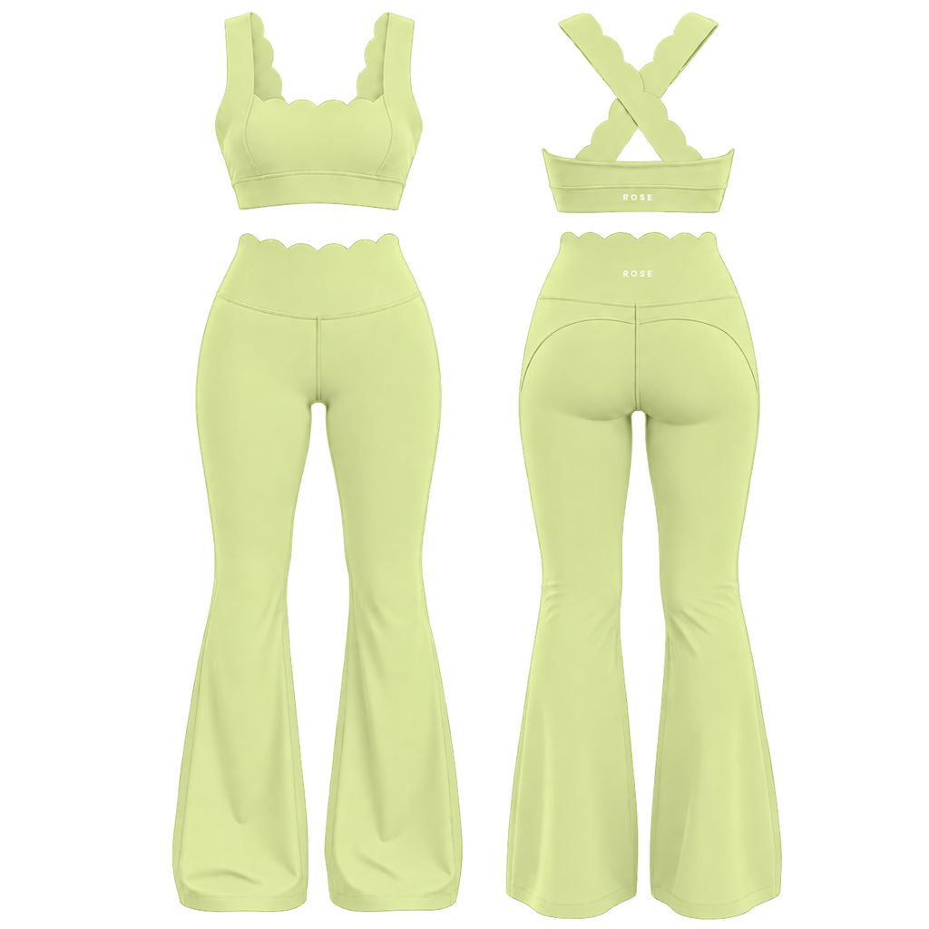 Crush High Waisted Flare Legging