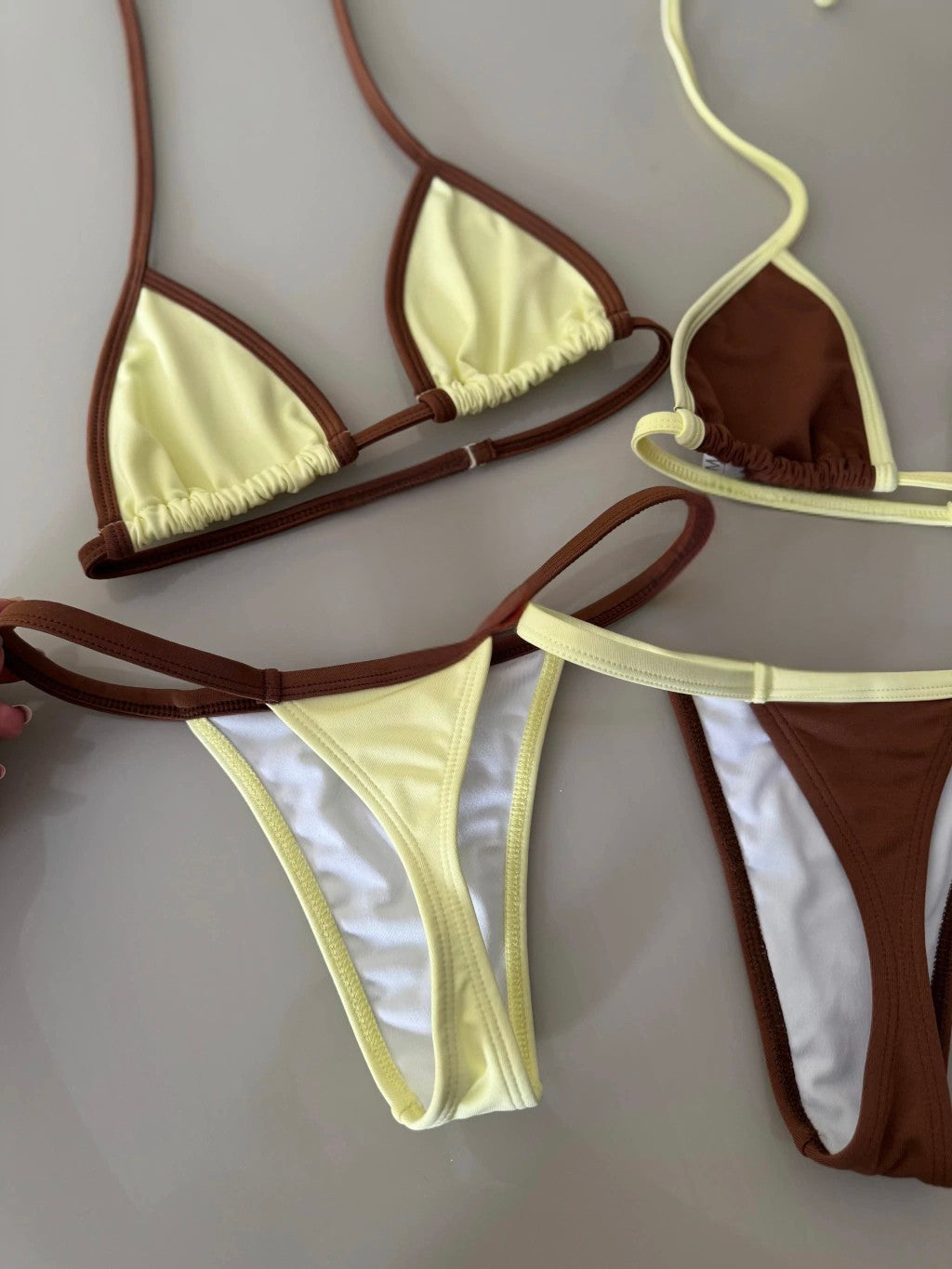 bikini fita de encaixe