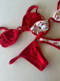 bikini butterfly vermelho