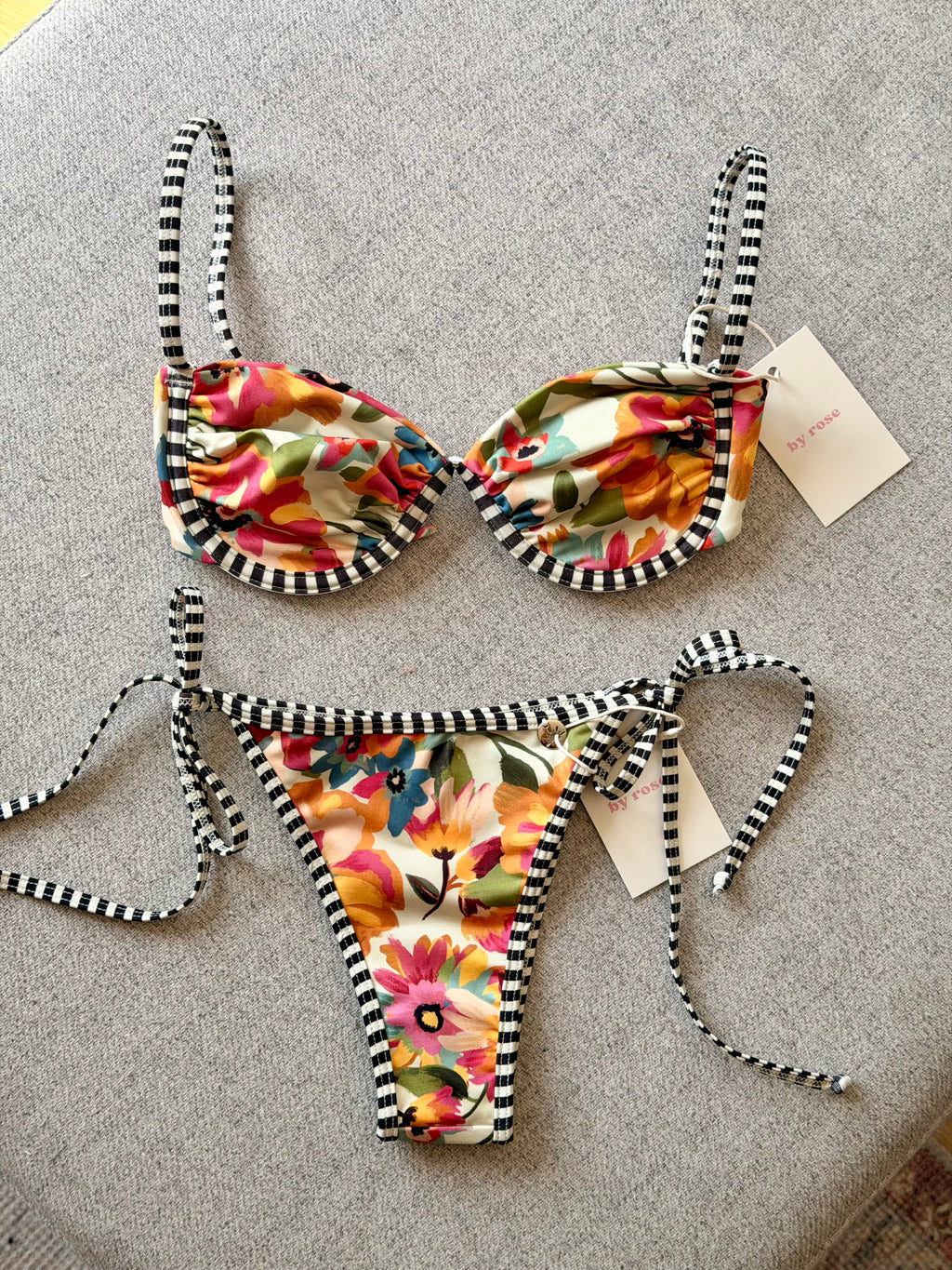 bikini butterfly fiori