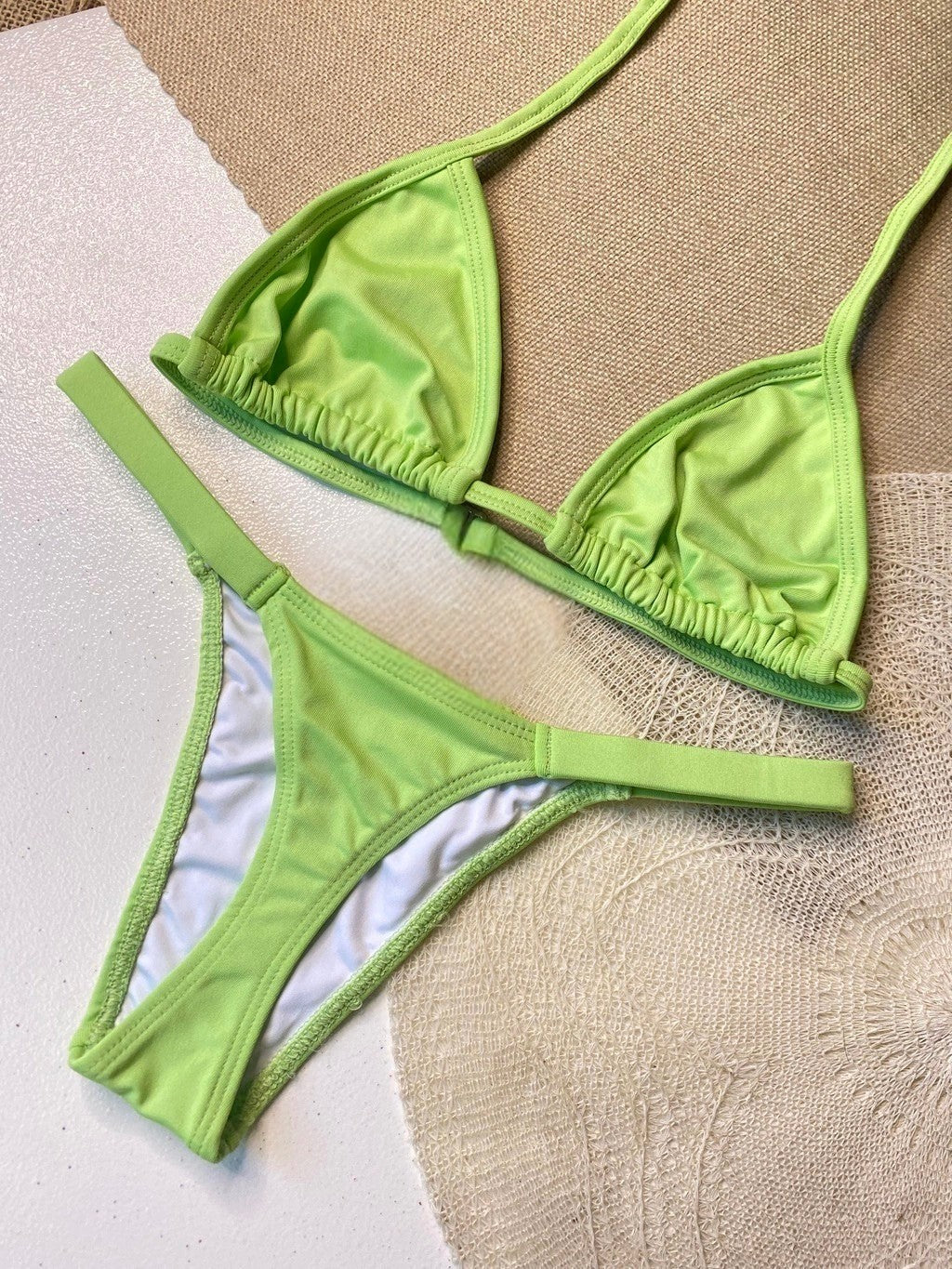 bikini fita de encaixe