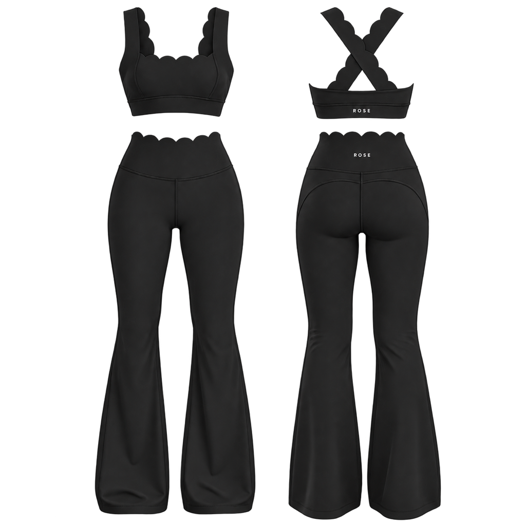 Crush High Waisted Flare Legging