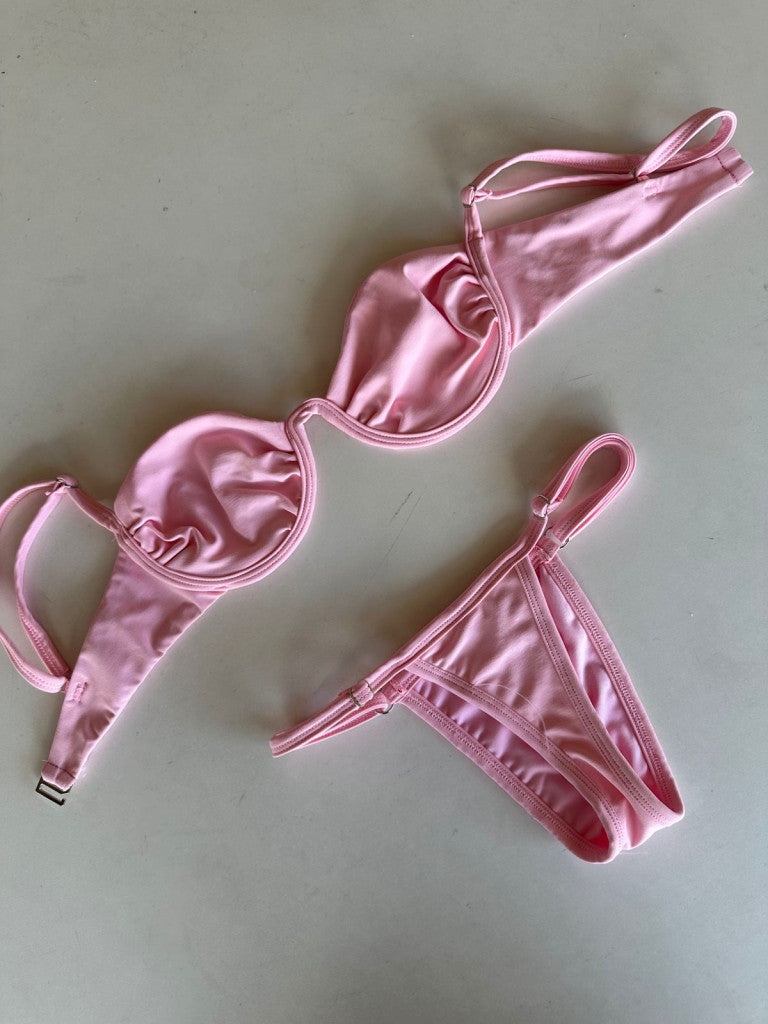 Bikini butterfly rosa bebé